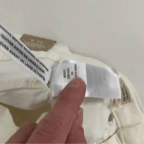 New Madewell The High Rise Perfect Vintage Jean Tile White 24 - Picture 5 of 12